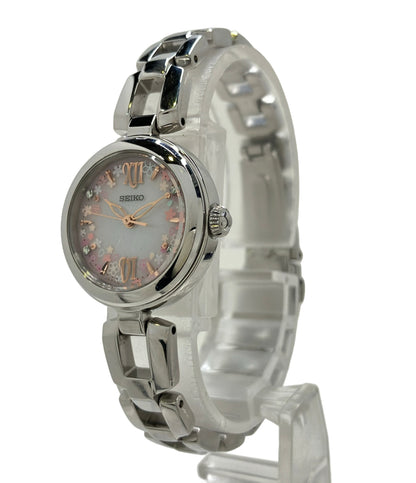 SEIKO 腕時計 ソーラー V117-0CT0 レディース セイコー