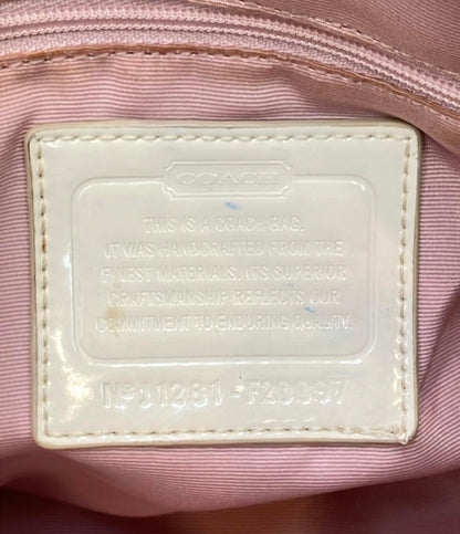 訳あり コーチ トートバッグ ショルダーバッグ 肩掛け シグネチャー F20097 レディース COACH