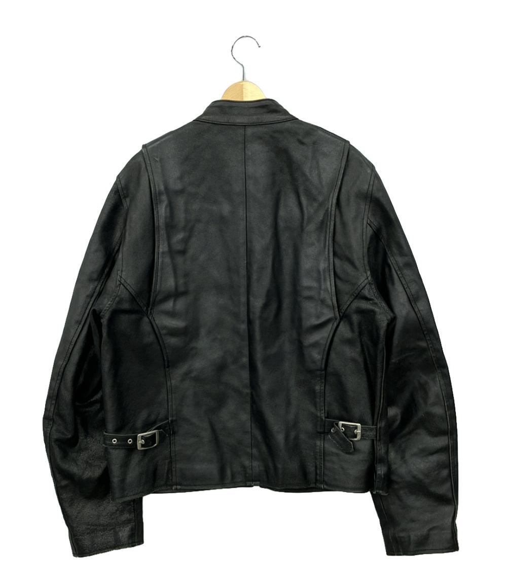 中古】 フェンディ レザージャケット FPG351 落ちつか 65Q メンズ SIZE  