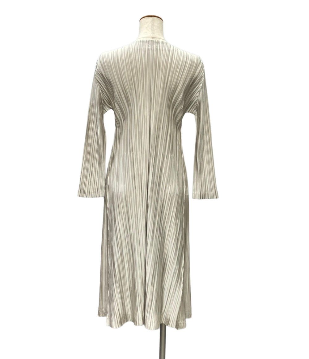 美品 PLEATS PLEASE コート プリーツ ロング ジャケット PP63-JA221 レディース SIZE 2 (M) プリーツプリーズ
