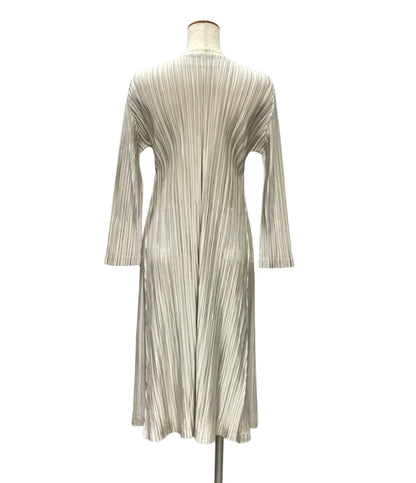 美品 PLEATS PLEASE コート プリーツ ロング ジャケット PP63-JA221 レディース SIZE 2 (M) プリーツプリーズ