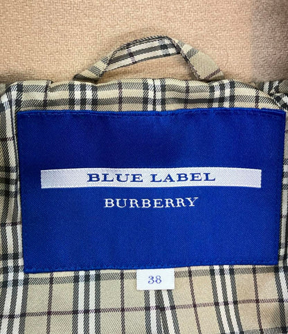 BURBERRY BLUE LABEL ウールコート ベージュ インポート E1B36-899-40 レディース SIZE 38 (M) バーバリーブルーレーベル