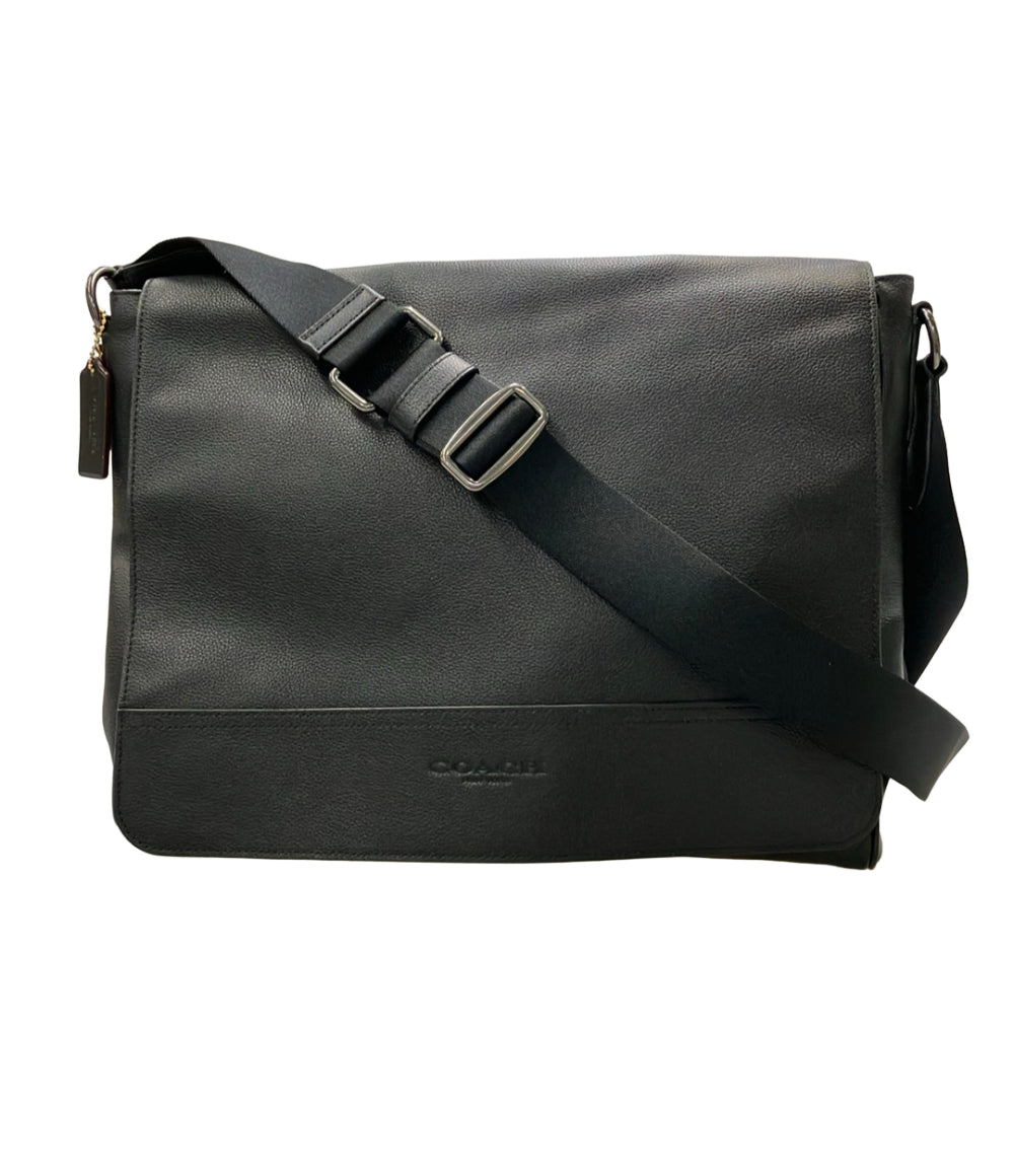 美品 COACH ショルダーバッグ 斜め掛け メッセンジャーバッグ F68017 メンズ コーチ