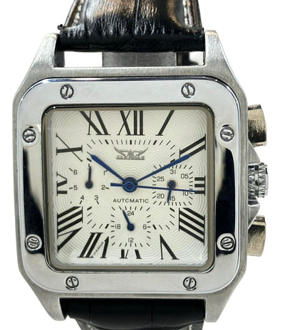 ジャラガー 腕時計 自動巻き シルバー A107 メンズ JARAGAR