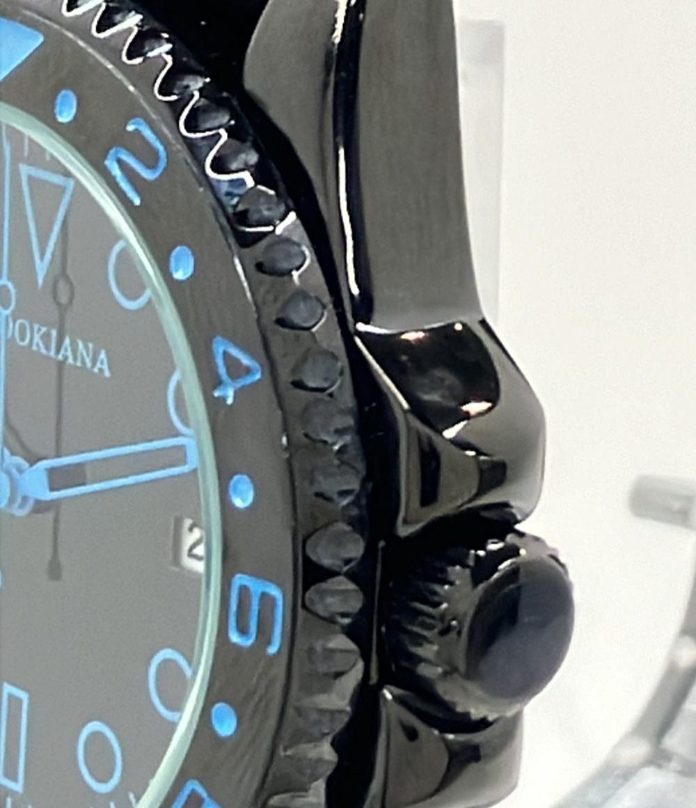 ブルッキアーナ 腕時計 クオーツ ブラック BA1702 メンズ BROOKIANA