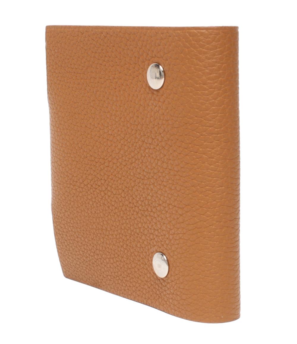 美品 HERMES ノートカバー □M刻印 シルバー金具 ユリス ミニ レディース メンズ エルメス