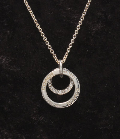 コーチ ネックレス SV925 サークル レディース COACH