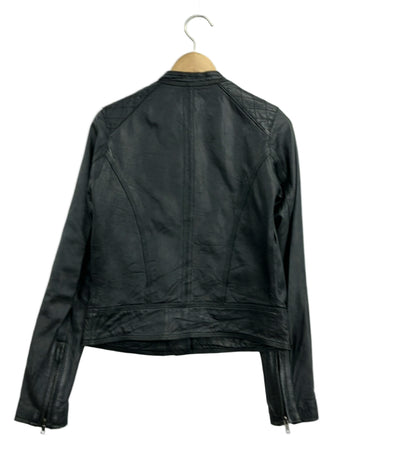訳あり マウジー シングルライダースジャケット レディース SIZE S MOUSSY