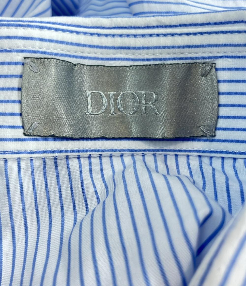 美品 DIOR HOMME 半袖シャツ ストライプ メンズ SIZE 40 (L) ディオール・オム