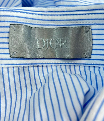 美品 DIOR HOMME 半袖シャツ ストライプ メンズ SIZE 40 (L) ディオール・オム