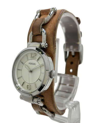 FOSSIL 腕時計 クオーツ シルバー ES3854 レディース フォッシル
