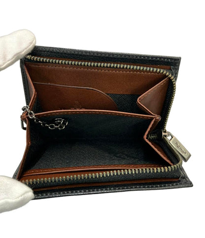 美品 PAUL STUART カードケース カラビナ付き メンズ ポールスチュアート