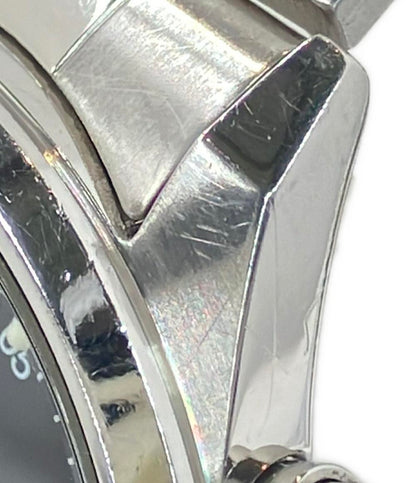 SEIKO 腕時計 クオーツ ブラック 7T92-0ME0 メンズ セイコー