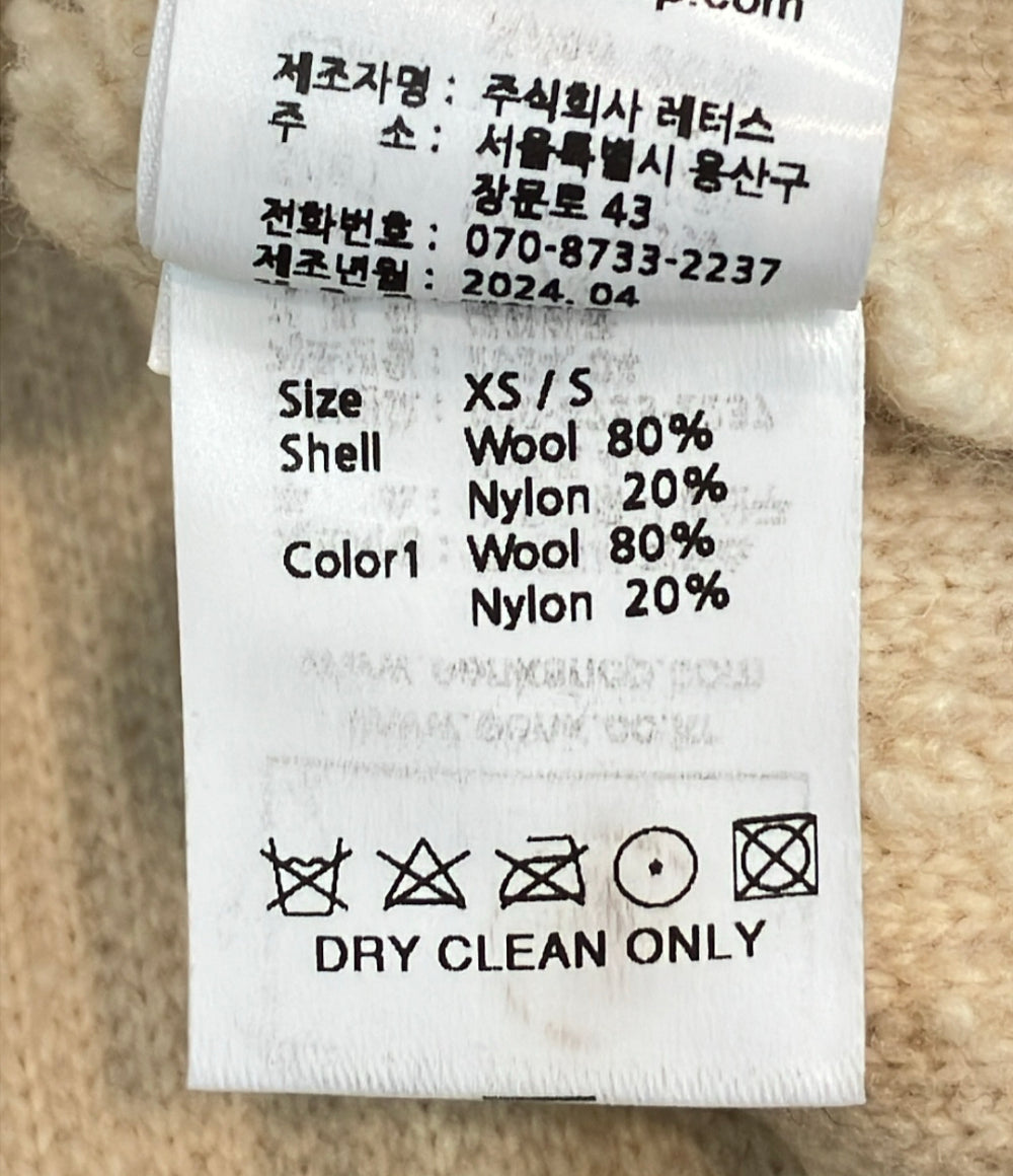 EENK Vネック ニットベスト レディース SIZE XS/S インク