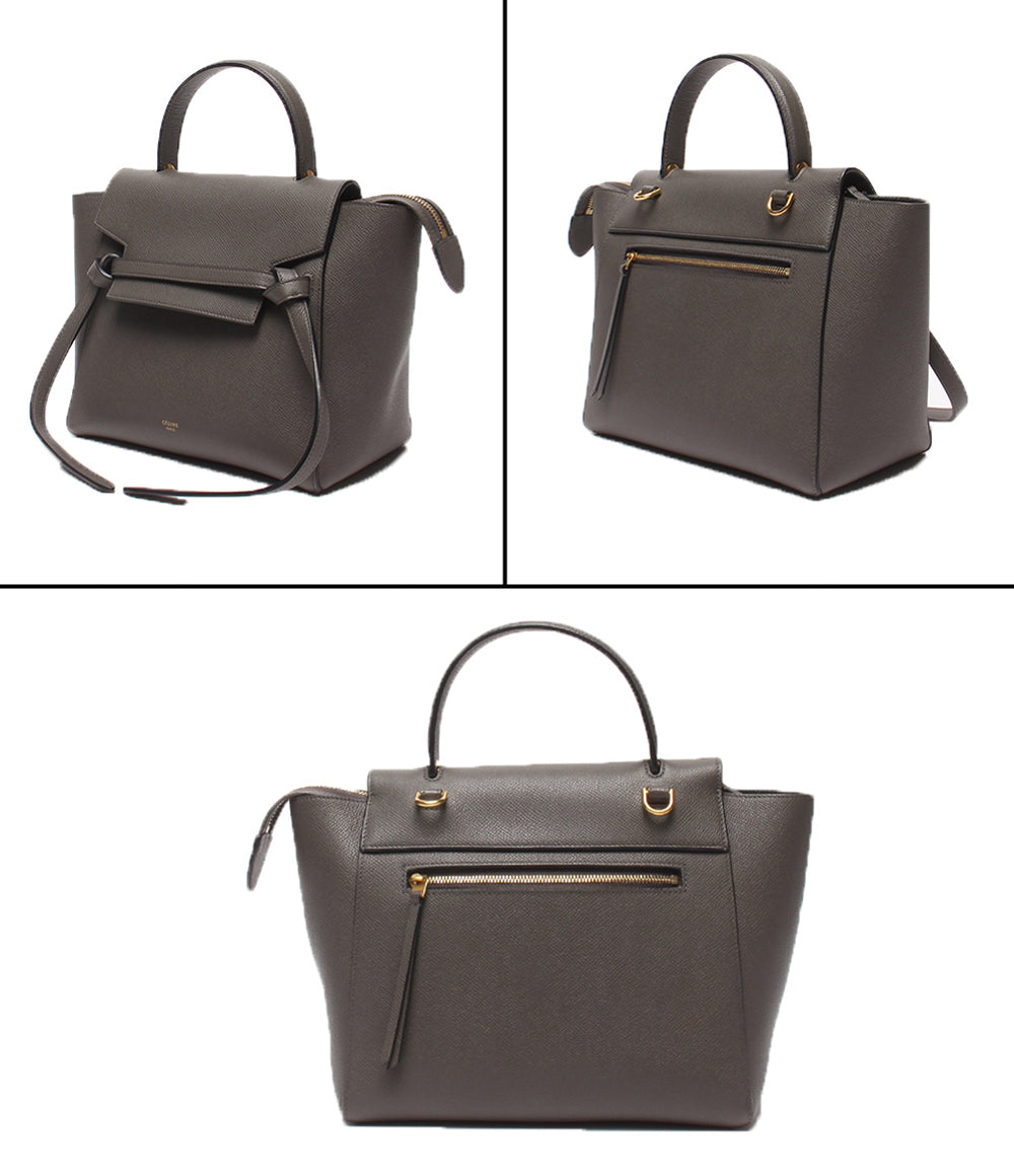 CELINE 2wayハンドバッグ  ショルダーバッグ 斜め掛け ベルトバッグ マイクロ レディース セリーヌ