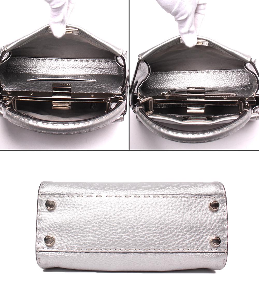 FENDI 2wayハンドバッグ ショルダーバッグ 肩掛け ピーカブー ミニ 8BN244 レディース フェンディ