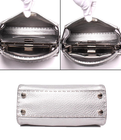 FENDI 2wayハンドバッグ ショルダーバッグ 肩掛け ピーカブー ミニ 8BN244 レディース フェンディ