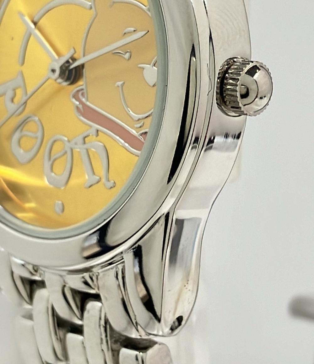 腕時計 ディズニー クマのプーさん クオーツ ゴールド レディース