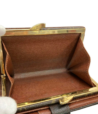 LOUIS VUITTON 二つ折り財布 がま口 キャンバス モノグラム M61674 レディース ルイ・ヴィトン