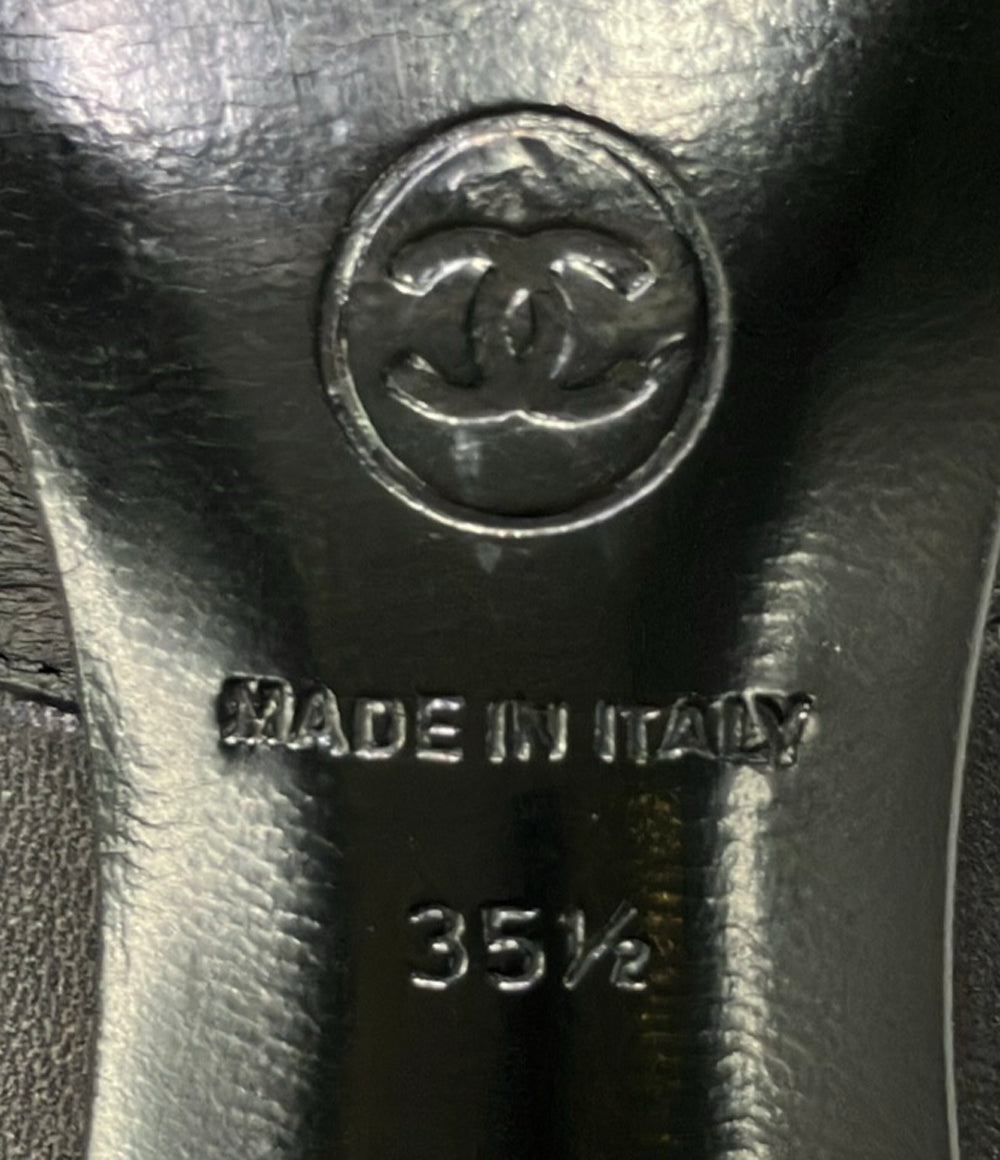 CHANEL Tストラップサンダル レディース SIZE 35 1/2 シャネル