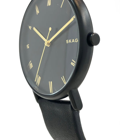 SKAGEN 腕時計 クオーツ ブラック SKW6489 メンズ スカーゲン