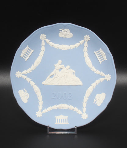 WEDGWOOD イヤープレート 飾り皿 18cm ジャスパー 2003 ウエッジウッド