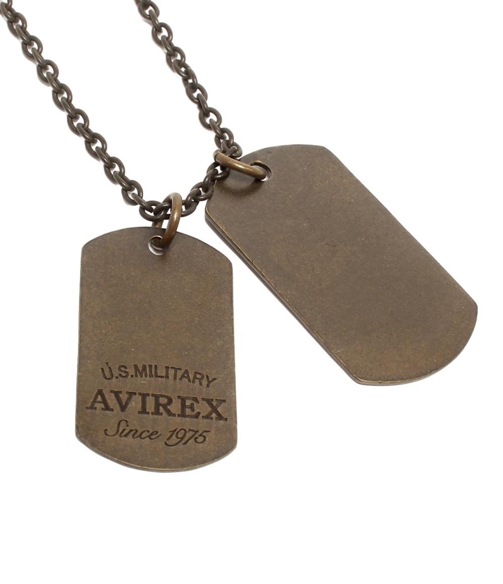アヴィレックス ネックレス ダブルドッグタグ メンズ AVIREX
