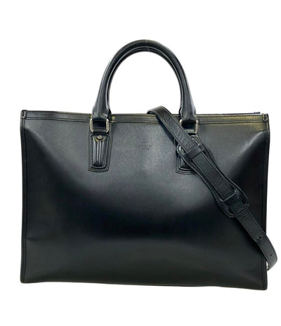 LANVIN 2WAY ビジネスバッグ ブリーフケース ショルダーバッグ 斜め掛け メンズ ランバン