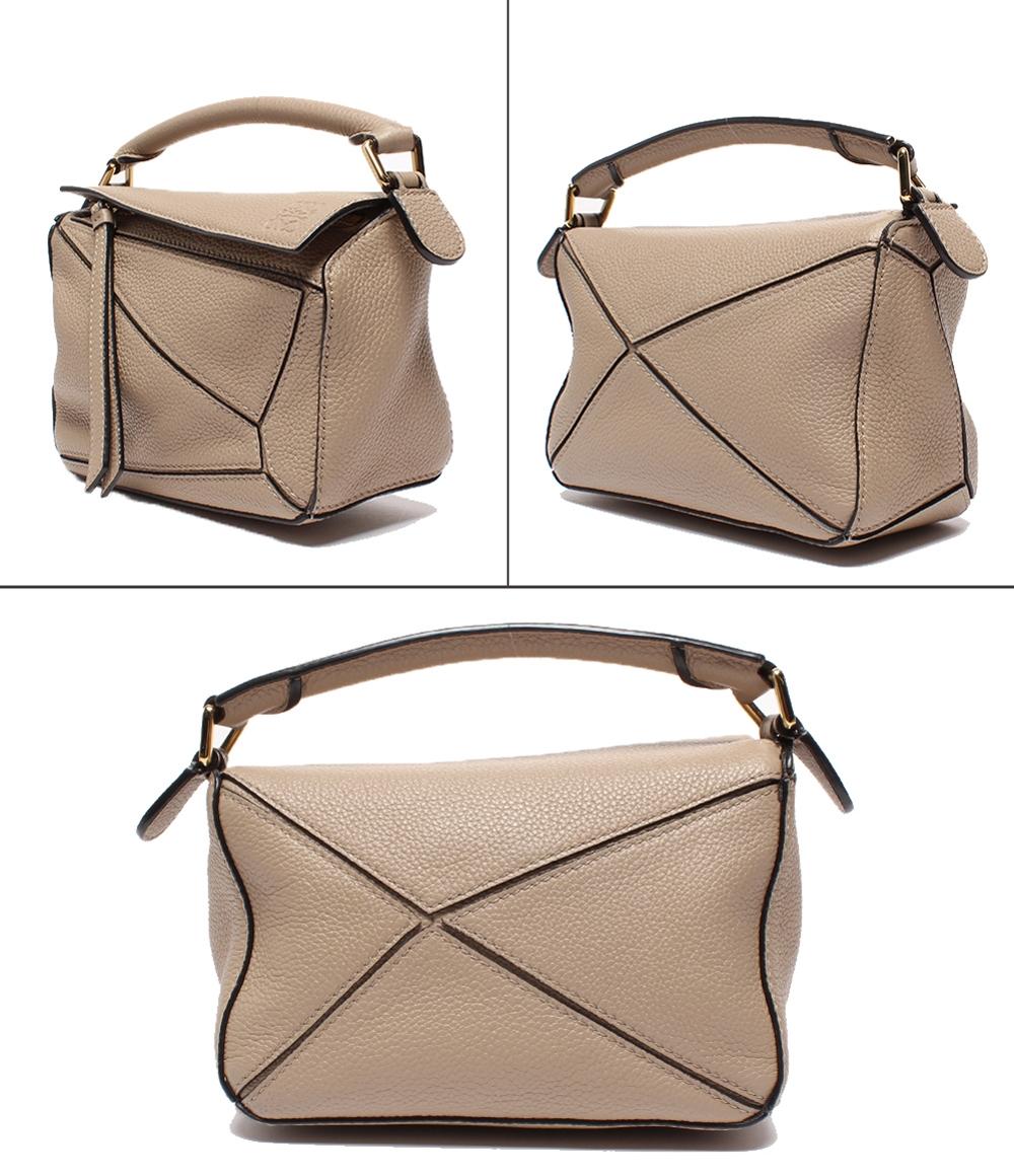 ロエベ 2way ハンドバッグ ショルダーバッグ パズルミニ グレインカーフ レディース LOEWE