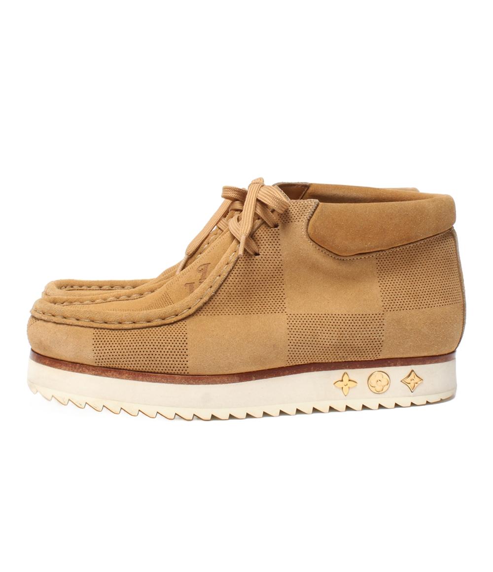 ルイヴィトン LOUIS VUITTON チャッカブーツ モード ロングノーズ LOUIS VUITTON デザートブーツ チャッカブーツ ワラビー NIGO モッズ