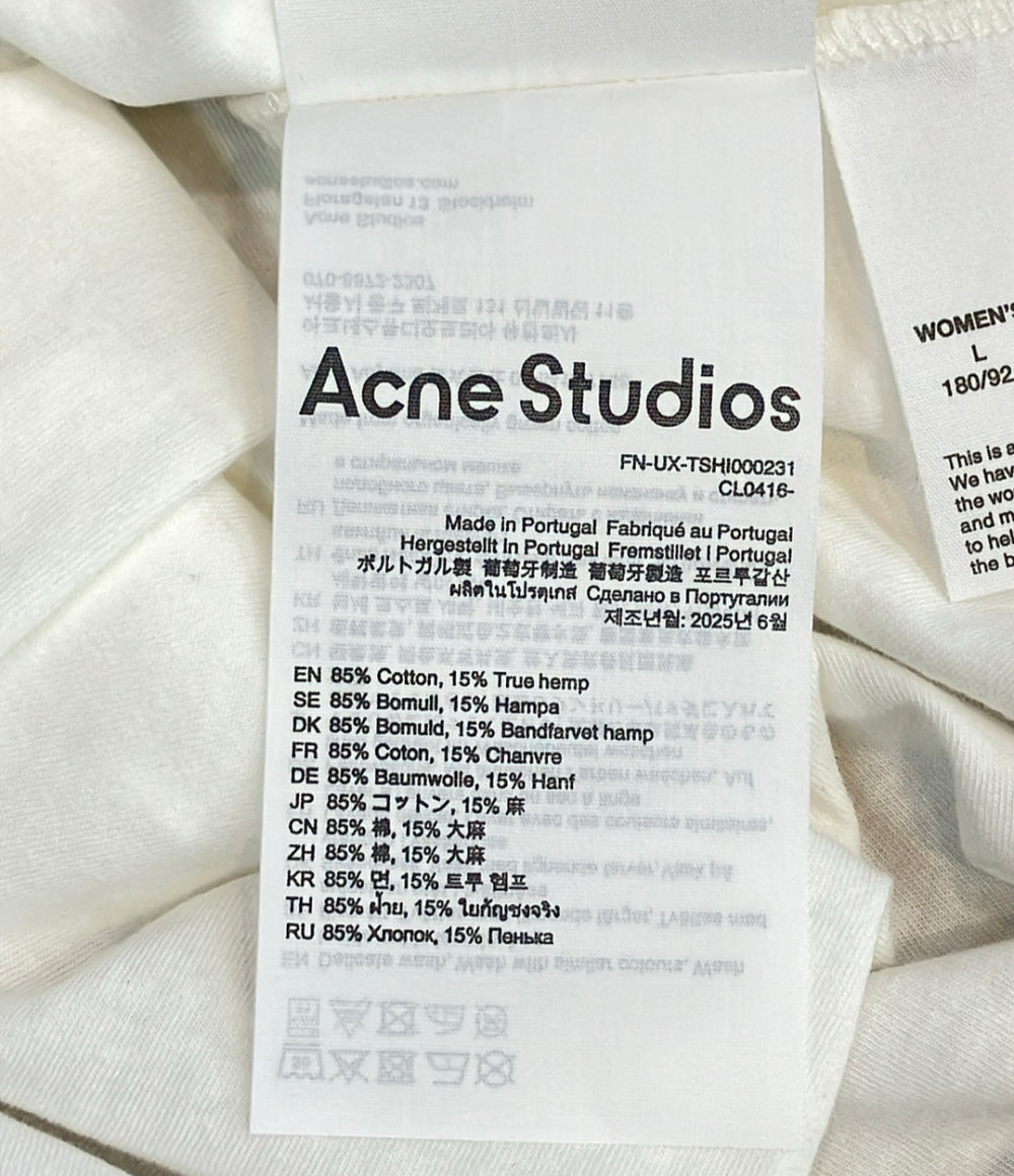 Acne Studios 長袖 Tシャツ ラインストーン FN-UX-TSHI000231 メンズ レディース SIZE M アクネ ストゥディオズ
