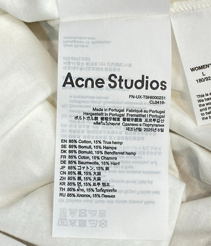 Acne Studios 長袖 Tシャツ ラインストーン FN-UX-TSHI000231 メンズ レディース SIZE M アクネ ストゥディオズ