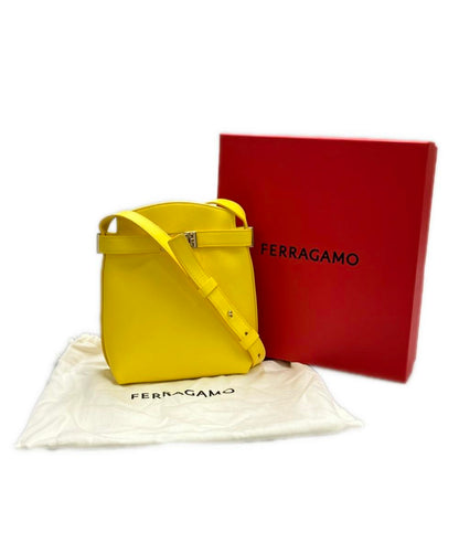 Salvatore Ferragamo ショルダーバッグ 斜め掛け ガンチーニ GG-220650 レディース サルヴァトーレフェラガモ