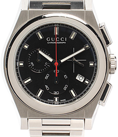 GUCCI 腕時計 パンテオン クオーツ ブラック 115.2 メンズ グッチ