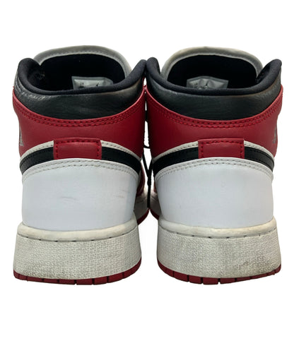 NIKE ミドルカットスニーカー エアジョーダン 1 ミッド GS 554725-173 レディース SIZE 23.5 ナイキ