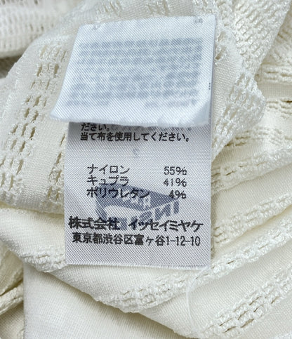 美品 イッセイミヤケ 半袖ニット IM83KK318 レディース SIZE 2 (M) ISSEY MIYAKE