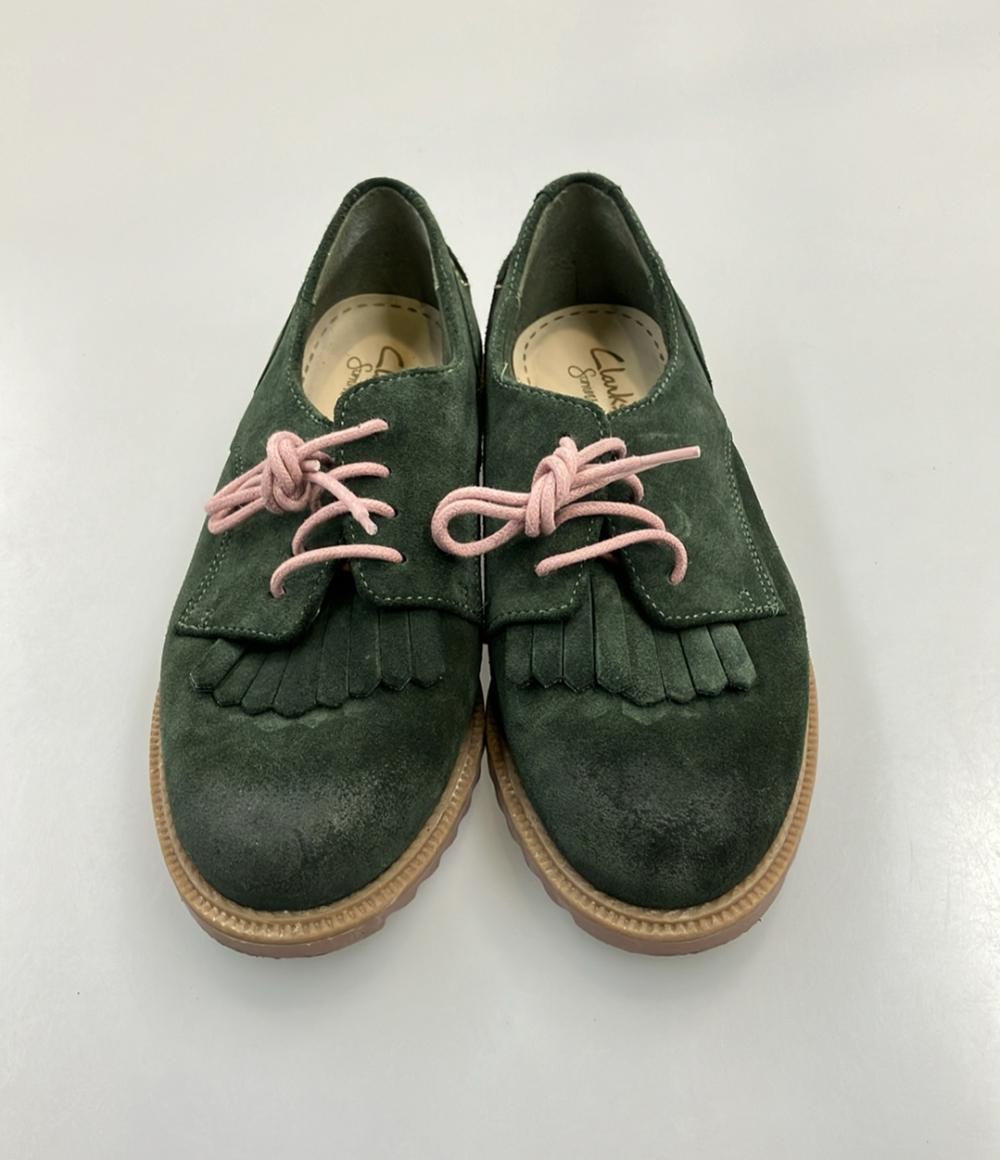 訳あり クラークス ローファー スエード レディース SIZE 23.0 (M) Clarks