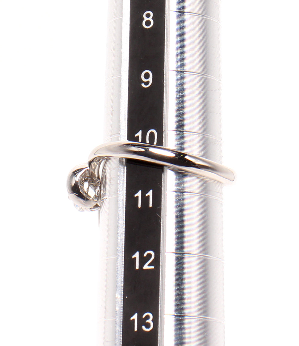 美品 リング 指輪 Pt900 ダイヤ 0.426ct レディース SIZE 10号
