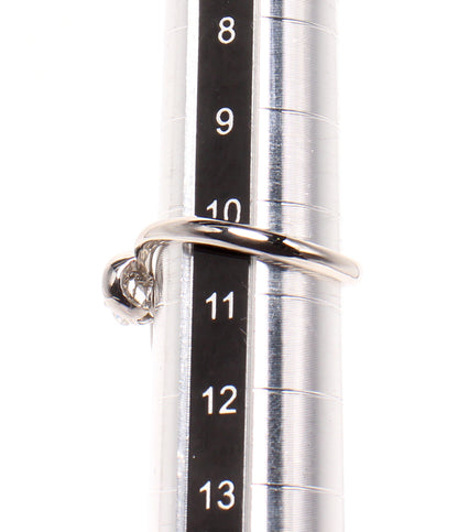 美品 リング 指輪 Pt900 ダイヤ 0.426ct レディース SIZE 10号