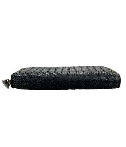 BOTTEGA VENETA ラウンドファスナー長財布 イントレチャート レディース ボッテガ・ヴェネタ