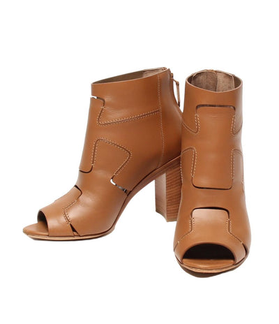 HERMES オープントゥ ショートブーツ サマーブーツ レディース SIZE 37 1/2 エルメス