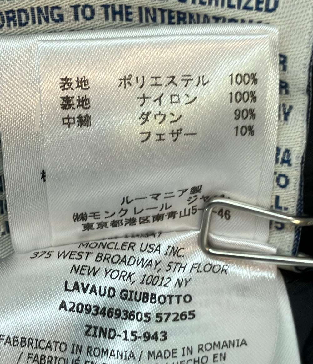 MONCLER ダウンジャケット フード付き ダブルジップ バックル付きベルト LAVAUD レディース SIZE 0 (XS) モンクレール