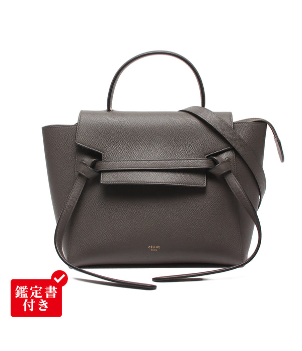 CELINE 2wayハンドバッグ  ショルダーバッグ 斜め掛け ベルトバッグ マイクロ レディース セリーヌ