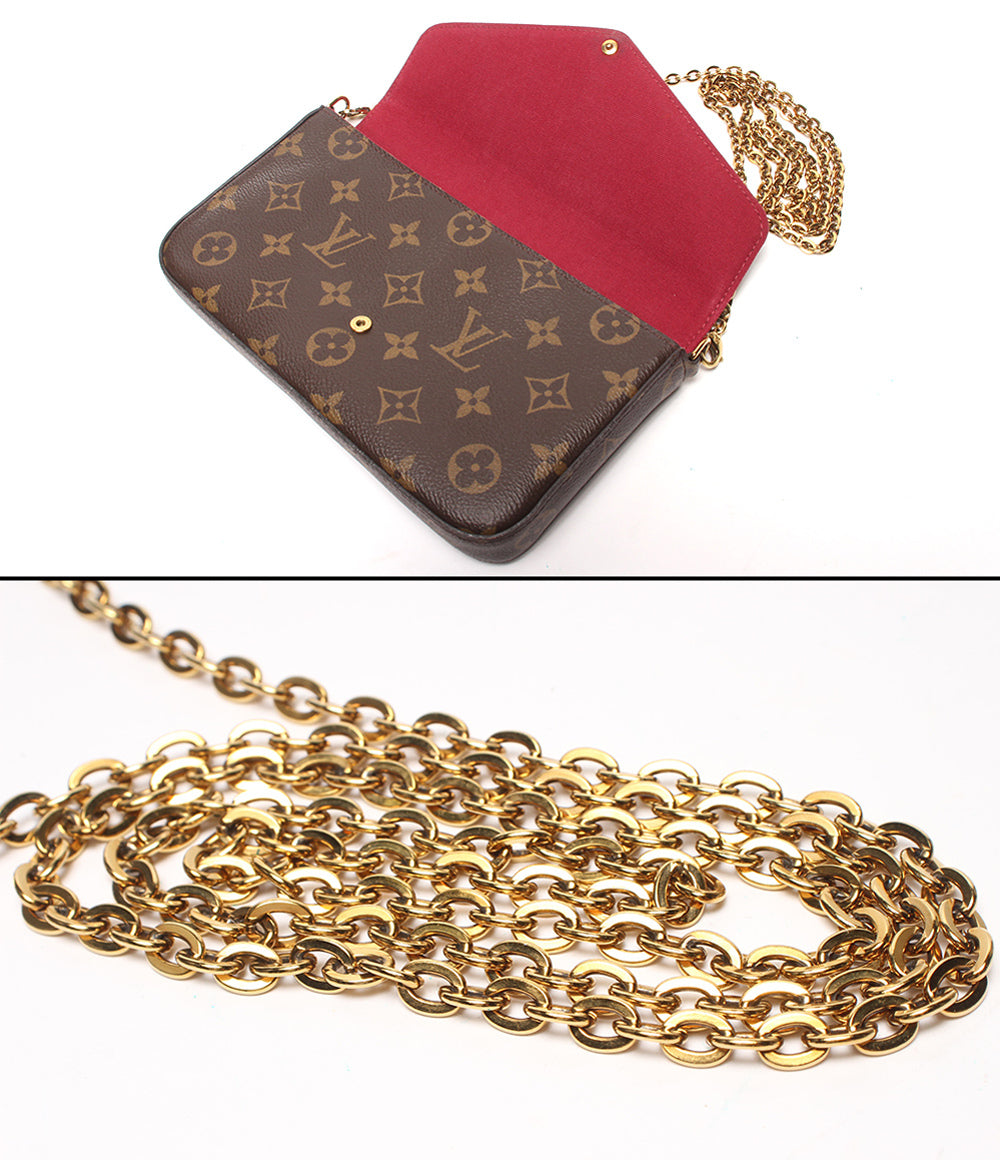 LOUIS VUITTON チェーンショルダーバッグ チェーンウォレットバッグ