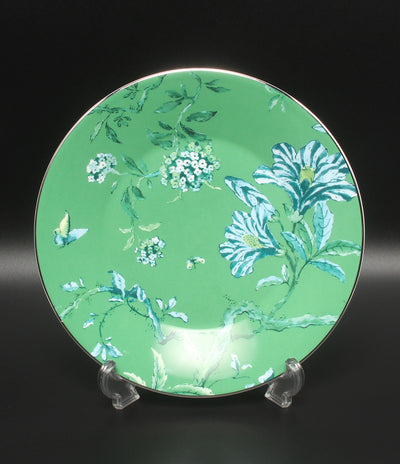 美品 WEDGWOOD プレート 皿 23cm ジャスパー コンラン シノワズリ グリーン ウェッジウッド