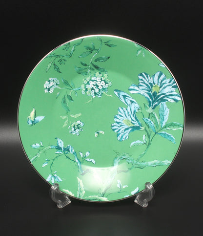 美品 WEDGWOOD プレート 皿 23cm ジャスパー コンラン シノワズリ グリーン ウェッジウッド