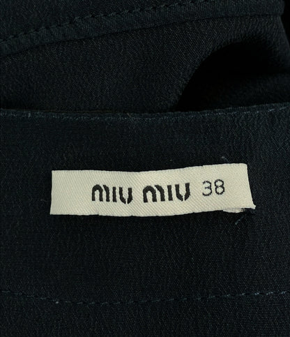 Miu Miu ノースリーブワンピース シルク100% レディース SIZE 38 (S) ミュウ ミュウ