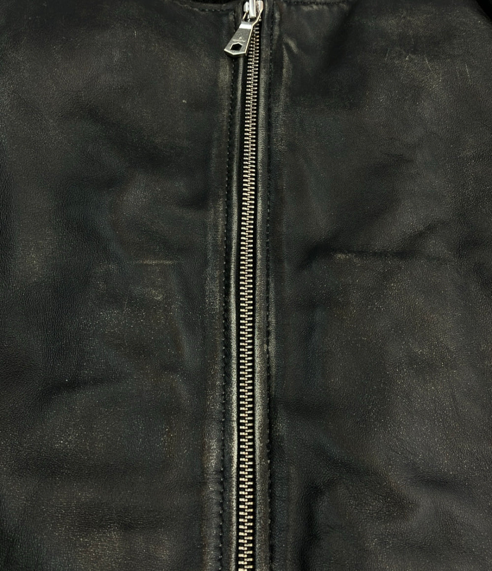 MAISON SPECIAL シープ レザー MA-1 ジャケット メンズ SIZE 2 メゾンスペシャル