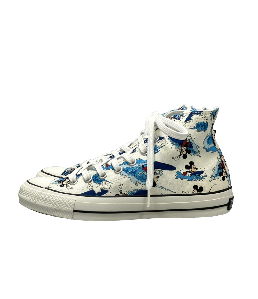美品 CONVERSE Disney ハイカットスニーカー ミッキーマウス メンズ SIZE 25.5 コンバース ディズニー