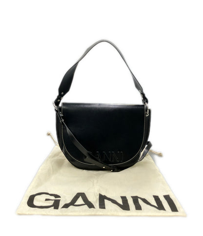 美品 GANNI ショルダーバッグ 2WAY 肩掛け 斜め掛け レディース ガニー
